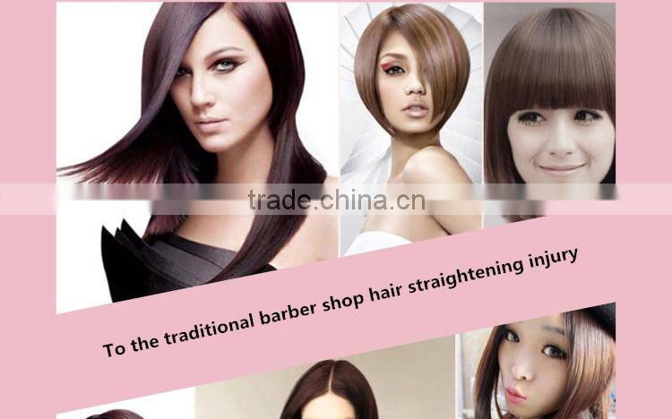 shenzhen best quality cheap Lcd rotating brush hair straighter as seen on TV