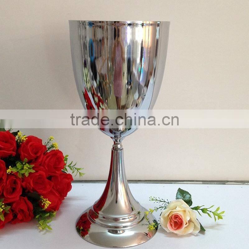 LDJ543 short silver metal flower arrangement stands