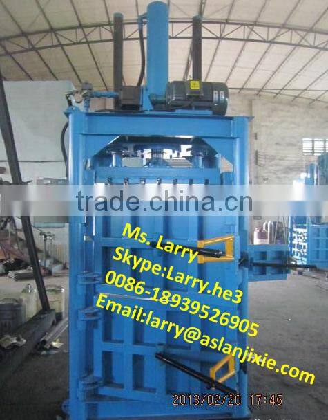 vertical clothing baler/press vertical clothes/used clothes press machine