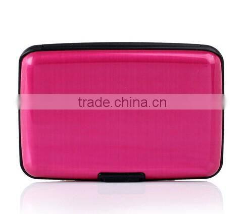Custom color aluminium credit card aluma wallet