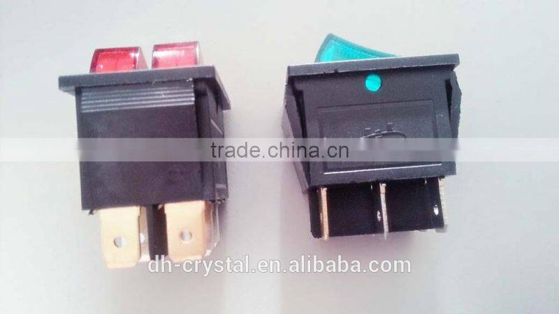 double press botton thermostat switch 16A 250v Oven Dump Switch with CE red and white