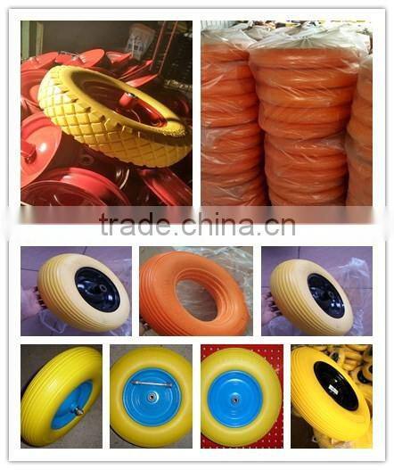 competitive price colorful PU foam tire 4.00-8
