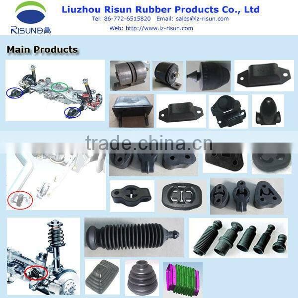 Professional Customized Auto Engine Rubber Auto Rubber Spare Parts