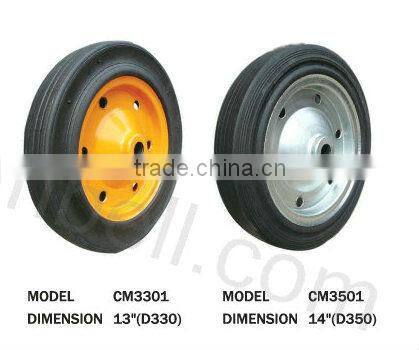 solid rubber cement mixer wheel