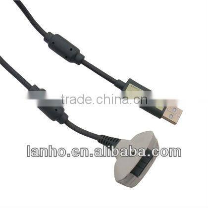2 in 1 Wireless Controller Play and Charge USB Cable for Xbox360