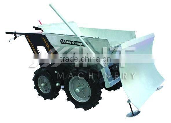 wheel loader front snow shovel