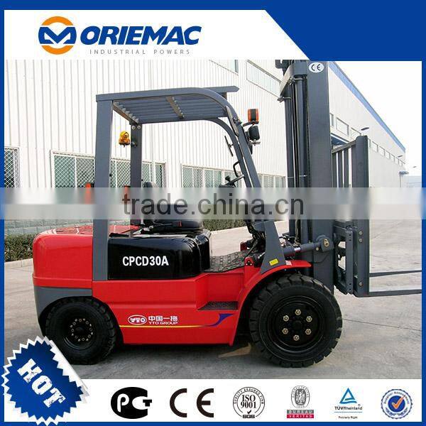 YTO hand manual forklift CPCD40 New Mini Forklift Price