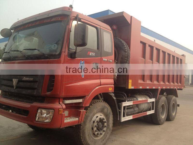 foton auman 6x4 stone carrying truck, dump truck, tipper truck