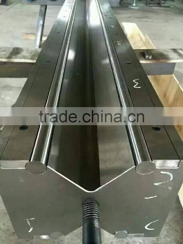 wc67y hydraulic bending press with v die/amada multi V tools die for press brake