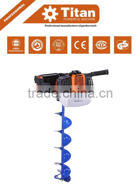 52cc petrol ice auger, 200mm drills, CE,MD certificate