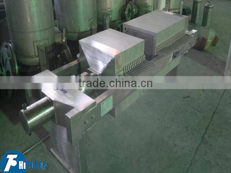 food grade stainless steel filter press filter machinery food industry