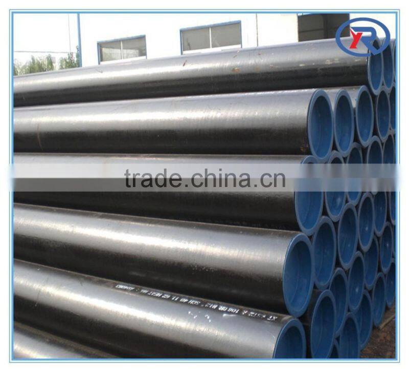 china supplier seamless carbon steel pipe/black seamless steel pipes for gas and oil transportation
