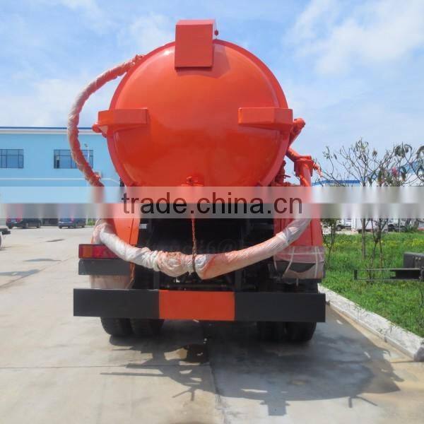 300hp HOWO Cab 4*4 SINOTRUK Sewage Suction Truck 8 ton
