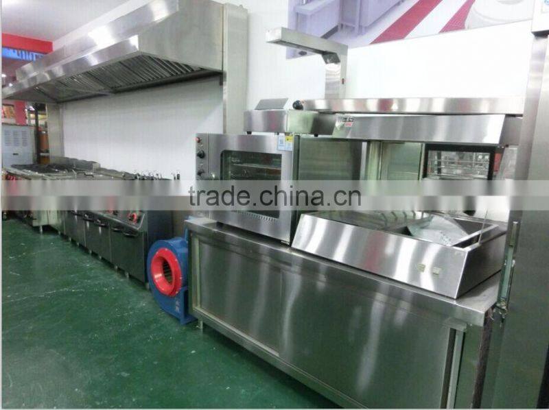 Factory price gas commercial pasta cooker with cabinet for resturant and hotel
