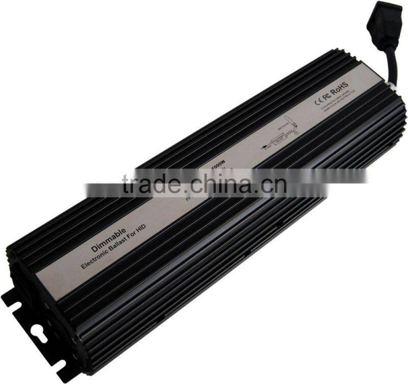 277v 1000w hps dimmable ballast/ hid electronic ballast/ 1000 watt digital grow light ballast
