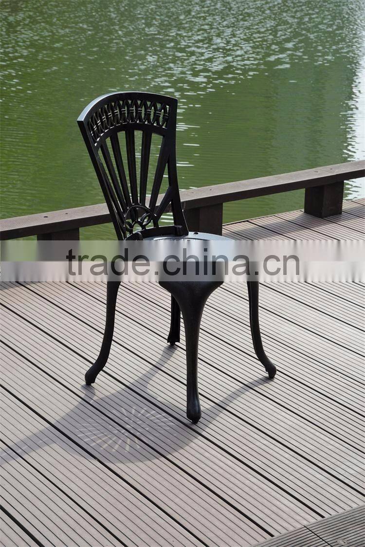 Bistro set aluminum coffee table set