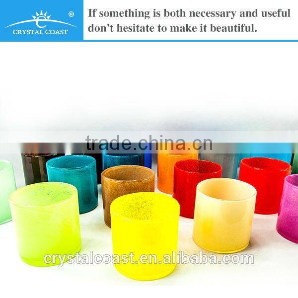 COLORED DECORATIVE SOY CANDLES JAR