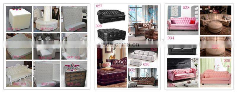 White leather wedding furniture wedding sofa