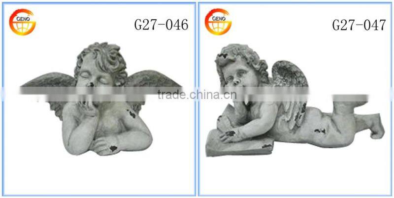 Custom garden decor ceramic figures angels