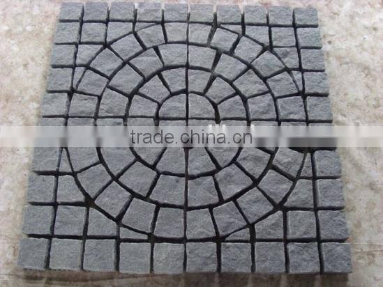 Dark grey granite g654 paving stone wholesale