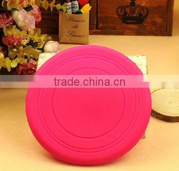 Hight quality and colorful silicone frisbee