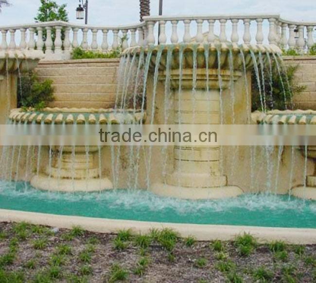 Indoor/Outdoor Water Feature Tiered Garden Fountain for Gardens
