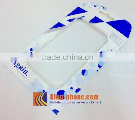 For cell phone case clear plastic packaging box, paper packaging box