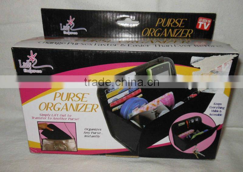 Transferable purse /organizer Fashionable Lady bag /Elegance Black Purses