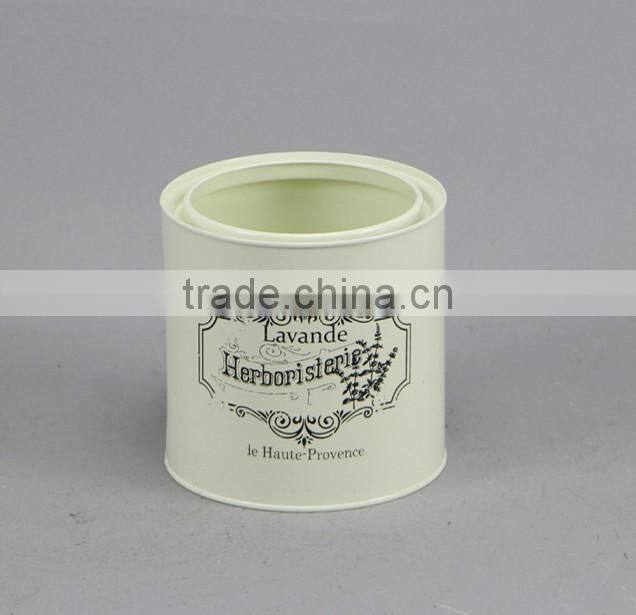 2016 new style metal round custom printed tin box for gift