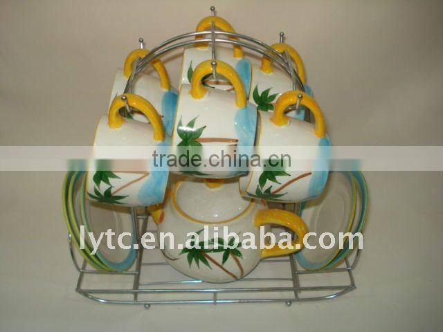 porcelain coffee cup set