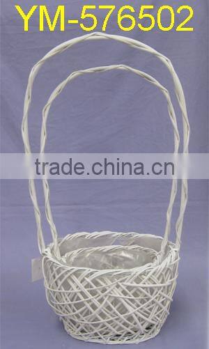 Cheap Willow Garden Flower Basket Sets