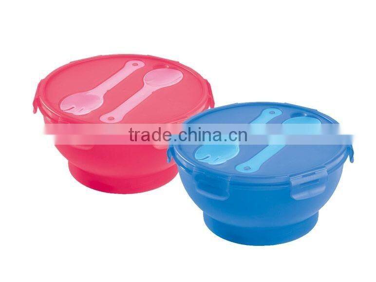 Food grade plastic bowl with cool pack