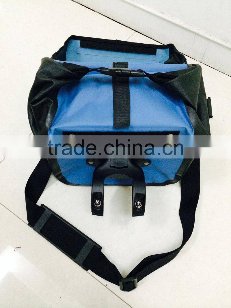 double pannier bicycling bag