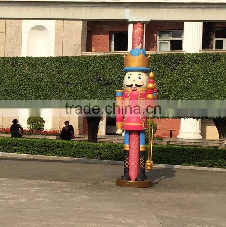 Outdoor fiberglass soldier decoartion