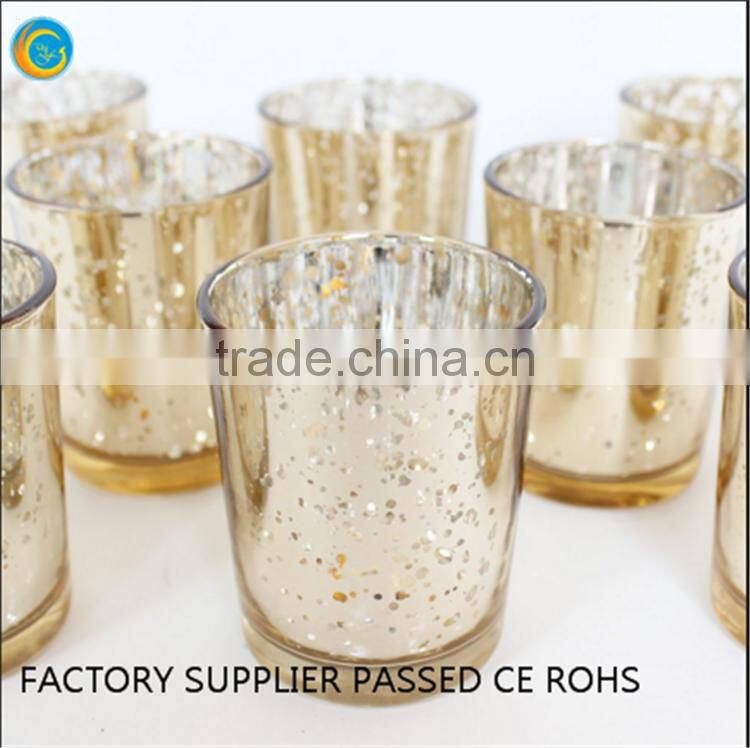 Polygon votive candle jars