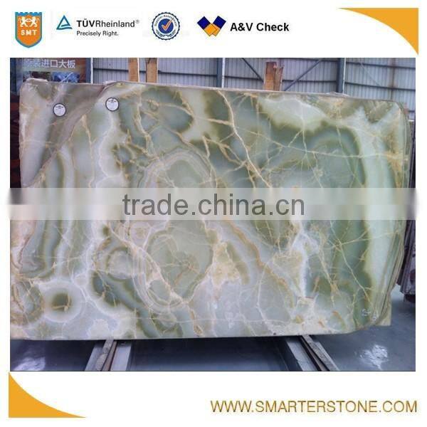 Most competitive slab green onyx price foor luxury hotel