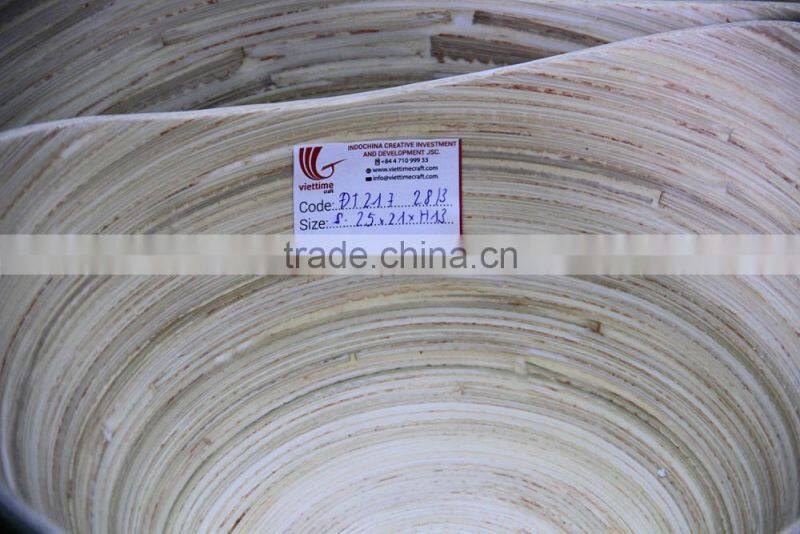 Safe food bamboo bowl made in Vietnam