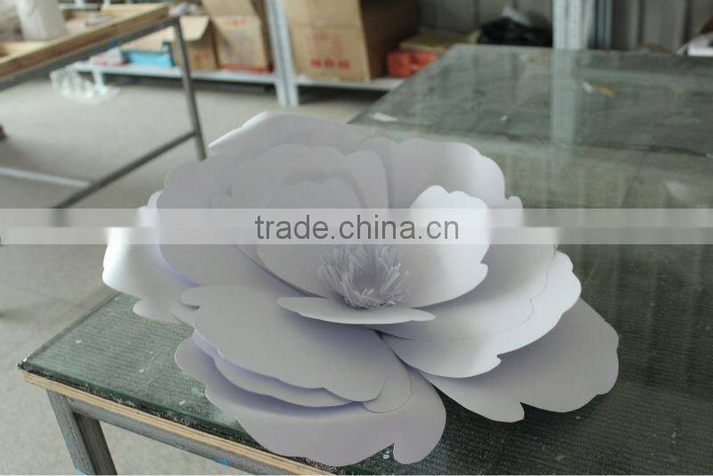 Fashion Store Decorative Pretty White Giant PVC Flower
