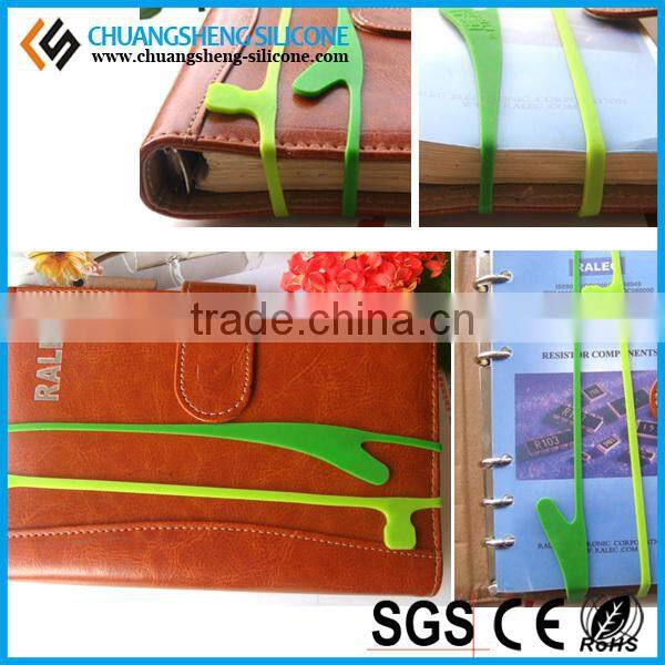 Mix color bookmark, silicone book mark, book point items