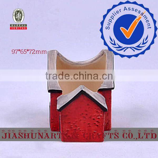 Red house Ceramic Pen Case