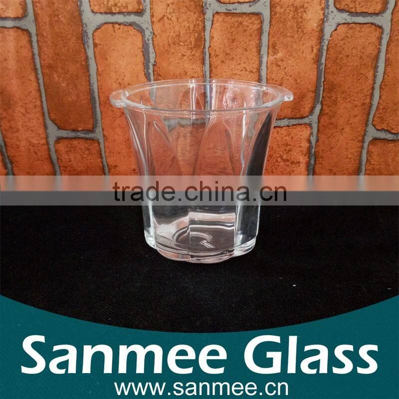 Crystal Clear Industries Glassware,Round Mouth Glass Lampshade