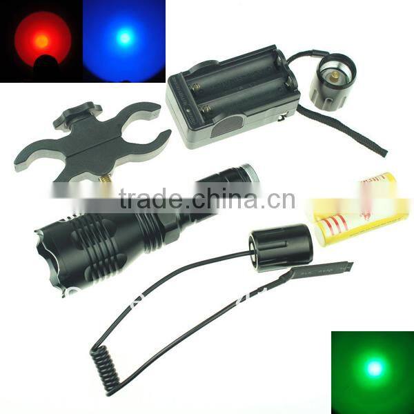 HS-802 rifle use long range laser designator hunting flashlight with gun mount clamp