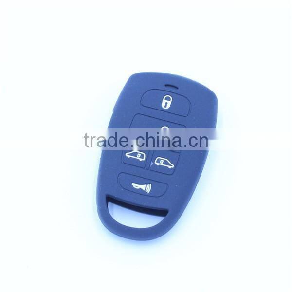 Silicone car key Holder, key Jacket Remote Key Case Shell for hyundai 5 Buttons