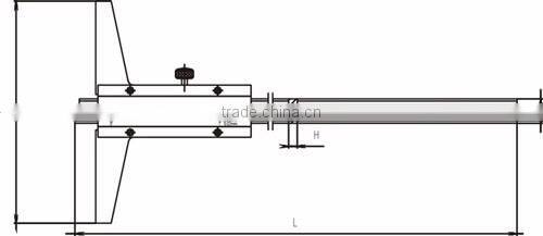 Long Range China Made Stainless Steel Depth Caliper with Precise Graduation for Measuring Depth