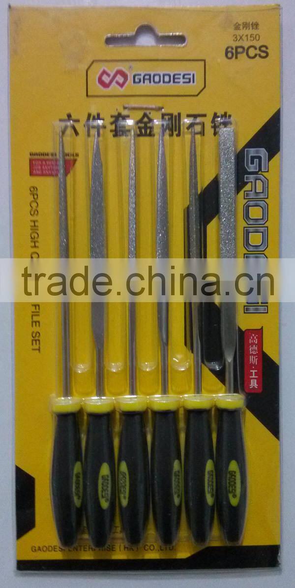 high carbon steel diamond flat file