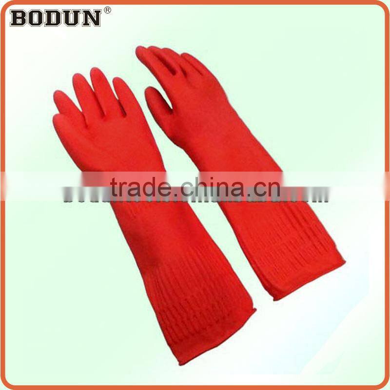A3001 Long Red Rubber Househould Glove