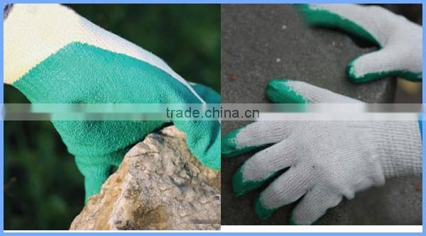 Safety Latex Coated Cotton Gloves from Guangzhou Supplier