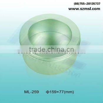 cake tin can with pet window