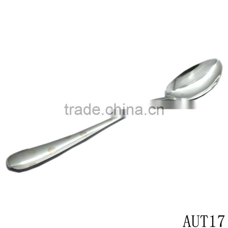 Factory direct Cutlery Set Stainless Steel Round Coffee Spoon Table Spoon