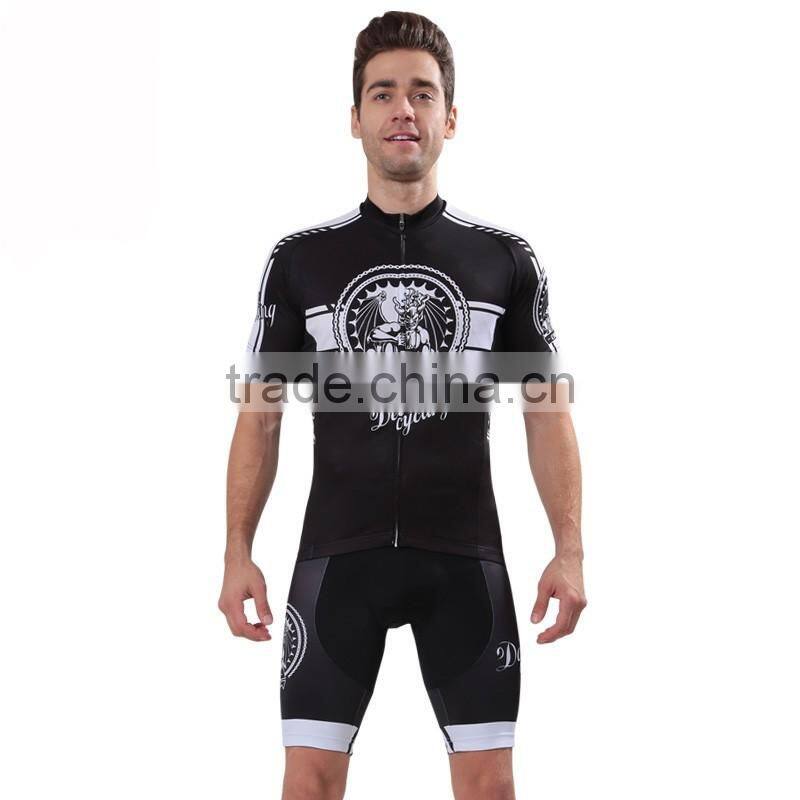 Summer new custom cheap colorful men cycling clothing